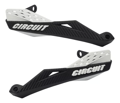 Protetor de Mão Fênix Carbon II Ferro Preto/Branco - Circuit