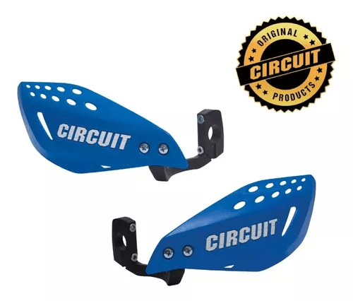 Protetor de Mão Vector Haste Injetada T-Rex Azul/Branco - Circuit